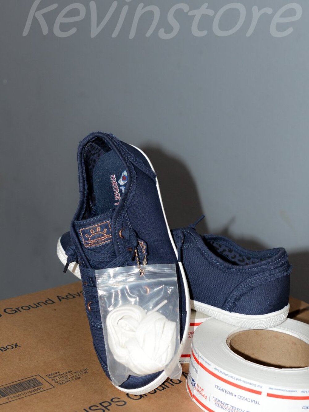 Skechers Women's BOBS B Cute Sneaker Navy - Picture 5 of 5